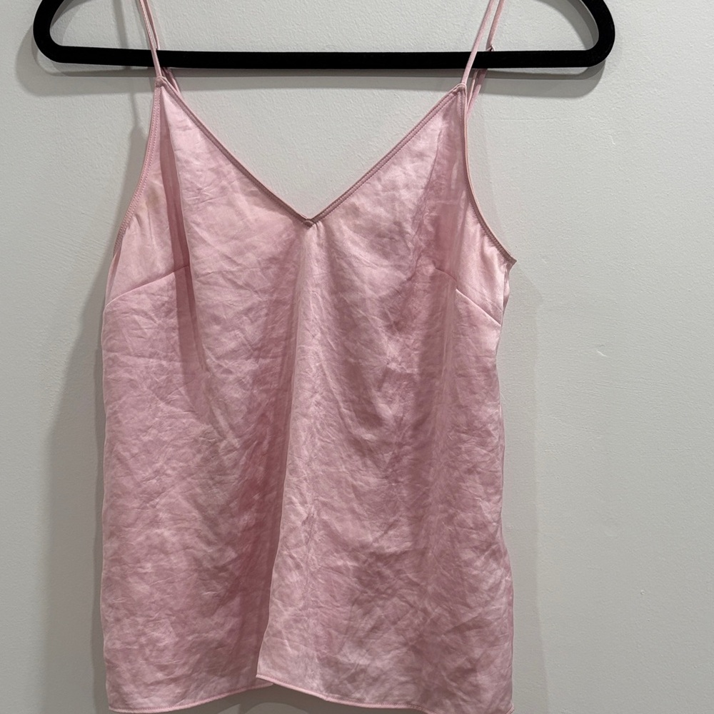 Pink Satin Camisole Top - Picture 1 of 1